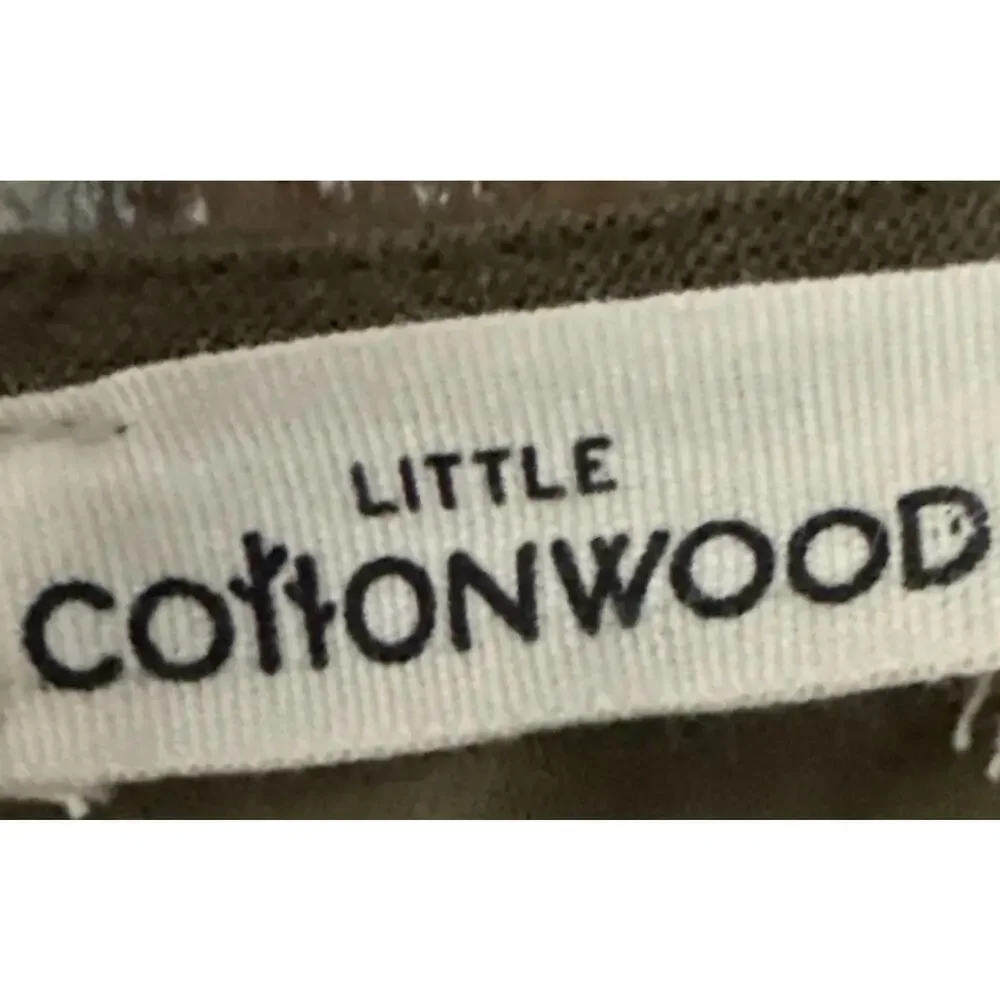 Little Cottonwood 100% LINEN Large Maxi Dress W Pockets Cottage NWT - Picture 5 of 13
